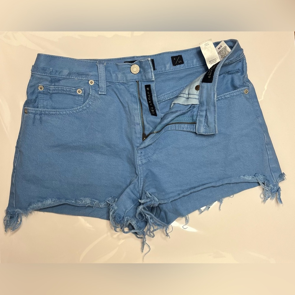 Lucky Brand Size 2/26 Blue Relaxed Shorts!